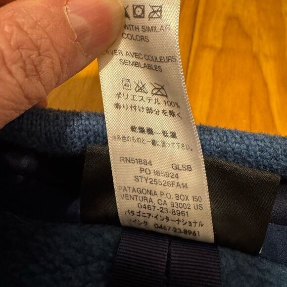 Patagonia Better Sweater Jacket 25526 Fleece Mens LRG Heather Blue - Picture 4 of 7